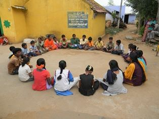 Children's parliament neighborhood meeting